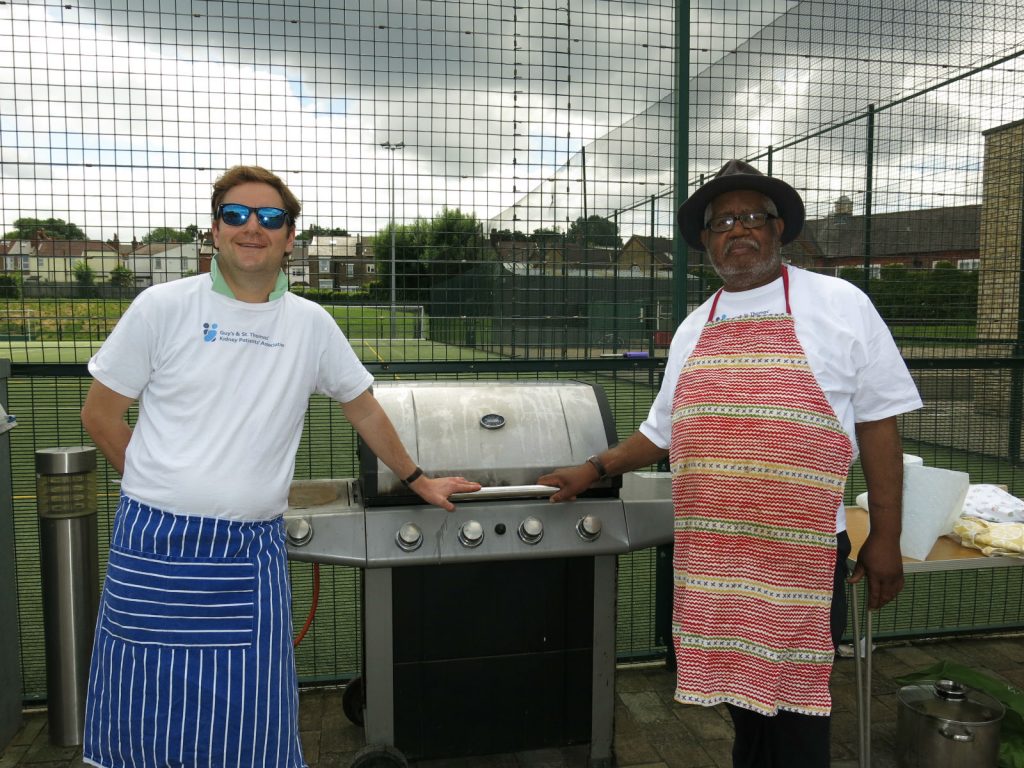 Henry & George at the BBQ